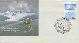 452717 MNH ANTARTIDA AUSTRALIANA 1986 25 ANIVERSARIO DEL TRATADO ANTARTICO - Used Stamps