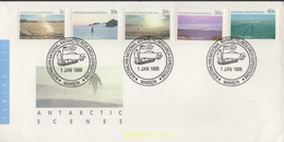 640932 MNH ANTARTIDA AUSTRALIANA 1987 VISTAS DEL TERRITORIO - Oblitérés