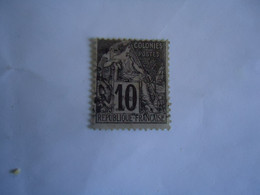 FRANCE  COLONIES   USED STAMPS  10C - Ohne Zuordnung