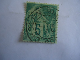 FRANCE  COLONIES   USED STAMPS  5C  WITH POSTMARK   CHOLON - Zonder Classificatie