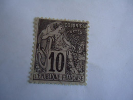FRANCE  COLONIES   USED STAMPS  10C - Ohne Zuordnung
