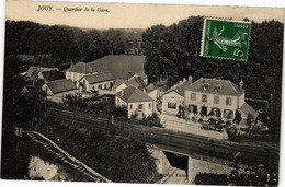 CPA JOUY-Quartier De La Gare (184445) - Jouy