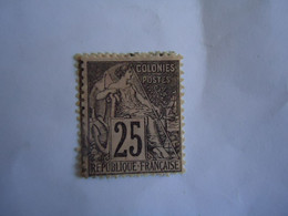 FRANCE  COLONIES   USED STAMPS  25Ψ - Unclassified