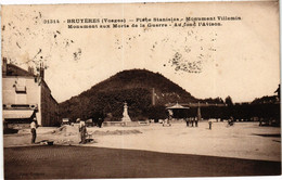 CPA BRUYERES-Place Stanislas-Monument Villemin (184873) - Bruyeres