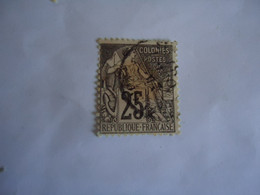 FRANCE  COLONIES   USED STAMPS  25C - Unclassified