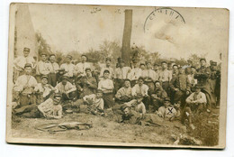 Carte Photo Militaria : Groupe De Militaires      VOIR  DESCRIPTIF  §§§ - Matériel