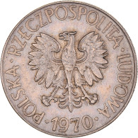 Monnaie, Pologne, 10 Zlotych, 1970, Warsaw, TTB+, Cupro-nickel, KM:50a - Pologne