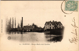 CPA Saint Aignan.- Etang Et Moulin (191132) - Saint Aignan Sur Roe