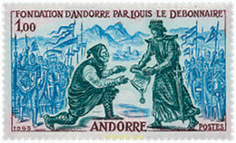 163915 MNH ANDORRA. Admón Francesa 1963 HECHOS HISTORICOS DE ANDORRA - Collections