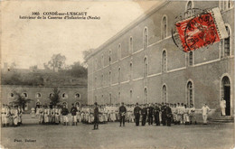 CPA CONDÉ-sur-ESCAUT - Interieur De La Caserne D'infanterie (190659) - Conde Sur Escaut