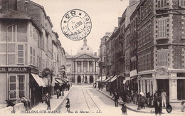 CPA France - 51 - Châlons Sur Marne - Rue De Marne - LL - Commerces - Animée - Châlons-sur-Marne