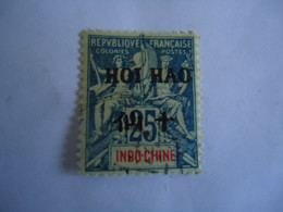 HOI HAO   INDOCHINA  USED    STAMPS    OVERPRINT  CHINA  HOI HAO - Otros & Sin Clasificación