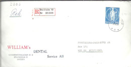 LETTER 1971  REGISTERED  STOCKOLM - Brieven En Documenten