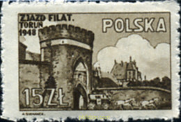 165824 MNH POLONIA 1948 CONGRESO DE FILATELISTAS - Non Classificati