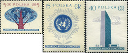 166280 MNH POLONIA 1957 EN HONOR DE LAS NACIONES UNIDAS - Ohne Zuordnung