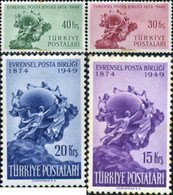 299615 HINGED TURQUIA 1949 75 ANIVERSARIO DE LA UNION POSTAL UNIVERSAL - ...-1858 Voorfilatelie