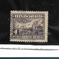 AndsMi.Nr.58 - ANDORRA -  1951 Flugpost 1 Pts.  O - Usati