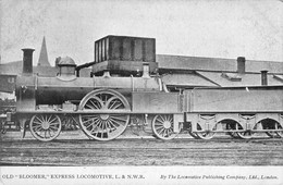CPA - TRANSPORT - Trains - Old Bloomer Express Locomotive - L Et NWR - The Locomotive Publishing Company LONDON - Trains
