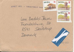 South Africa Cover Sent To Denmark 7-2-2000 With Topic Stamps - Covers & Documents