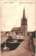 CPA  Carte Postale Germany Erkelenz  Pfarrkirche Und Johannismarkt  1919 VM58942ok - Heinsberg