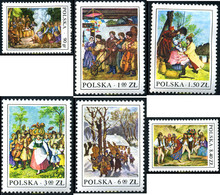 167794 MNH POLONIA 1977 COSTUMBRES FOLCLORICAS - Unclassified