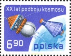 167856 MNH POLONIA 1977 20 AÑOS DE CONQUISTA DEL ESPACIO - Unclassified