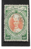 MALAYA - KELANTAN 1937 40c SG 50 FINE USED Cat £48 - Kelantan