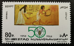 1992 EGYPT 50 ANNI OF FAO STAMP 1V - Unused Stamps