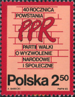 168075 MNH POLONIA 1982 40 ANIVERSARIO DEL PARTIDO DE LOS TRABAJADORES - Unclassified