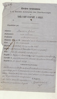 1879 Document Charbon Charbonnages De Noël Sart Culpart à Gilly Vers Namur Stassin Entrepreneur - 1800 – 1899