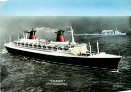 Bateau * Paquebot FRANCE * Compagnie Générale Transatlantique - Steamers