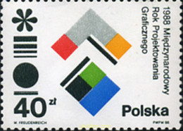 168430 MNH POLONIA 1988 AÑO INTERNACIONAL DE ARTES GRAFICAS - Non Classificati