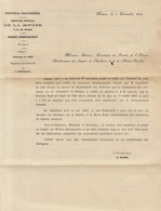 1892 Document Ponts Et Chaussées Meuse  Namur Calendrier Chomage Navigation Transport Charbon - 1800 – 1899