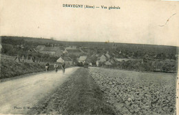 Dravegny * Route Et Vue Générale Du Village - Andere & Zonder Classificatie