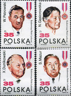 168533 MNH POLONIA 1989 45 ANIVERSARIO DE LA REPUBLICA POPULAR POLACA - Ohne Zuordnung