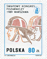 168536 MNH POLONIA 1989 CONGRESO MUNDIAL DEL COMITE INTERNACIONAL DE PREVENCION Y LUCHA CONTRA INCENDIOS - Ohne Zuordnung