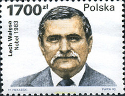 168687 MNH POLONIA 1990 LECH WALESA, PREMIO NOBEL DE LA PAZ 1983 - Sin Clasificación