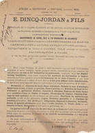 Vers 1885 Dincq Jordan Chaudronnerie Vers Charbonnage Combles De Noël à Gilly - 1800 – 1899