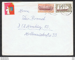 DENMARK: 1970 COVERT WITH: 30 Ore + 60 Ore (508 + 510) - TO GERMANY - Covers & Documents