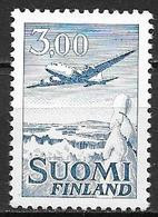 Finlande 1963 Poste Aérienne N° 9 Neuf ** MNH Avion DC6 - Nuovi