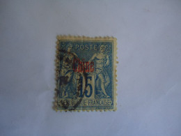 CHINA  FRANCE  USED STAMPS  15C  WITH  POSTMARK - Andere & Zonder Classificatie