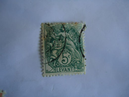 LEVANT   FRANCE  USED STAMPS 5C - Sonstige & Ohne Zuordnung