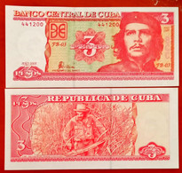 Cuba 3 Pesos 2005 Unc - Cuba