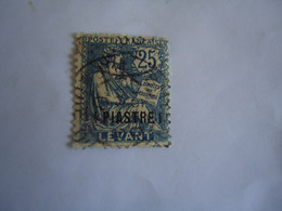 LEVANT   FRANCE  USED STAMPS   25C  OVERPRINT  WITH  POSTMARK - Autres & Non Classés
