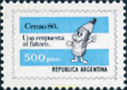 169681 MNH ARGENTINA 1980 CENSO - Usados