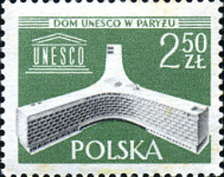 169875 MNH POLONIA 1958 INAGURACION DEL PALACIO DE LA U.N.E.S.C.O. - Sin Clasificación