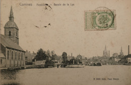 Comines // Panorama - Bassin De La Lys (niet Standaard) 1907 - Comines-Warneton - Komen-Waasten