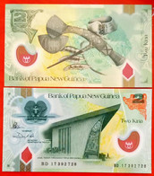 Papua New Guinea 2 Kina   Unc Polymer - Papua Nueva Guinea