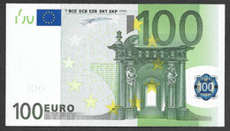 2 Billets Consécutifs 100 Euros 2002 Signature Wim Duisenberg TRÈS RARE - 100 Euro