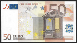 Billet 50 Euros 2002 Signature Jean-Claude Trichet TRÈS RARE DANS CET ÉTAT - 50 Euro